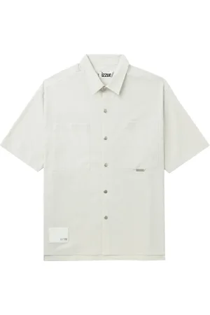Izzue Camisa con bolsillo de parche
