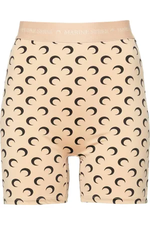 Marine Serre Shorts de ciclismo Regenerated