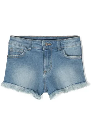 John Richmond Shorts de mezclilla deshilachados