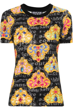 VERSACE Playera con estampado Heart Couture