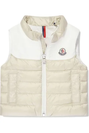 Moncler Chaleco con parche del logo