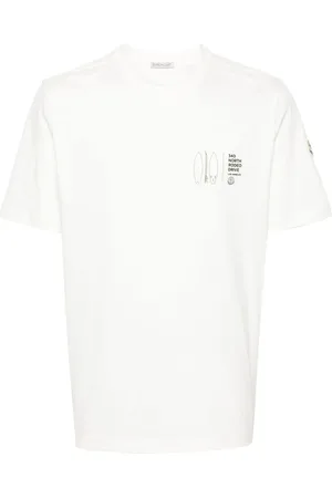 Moncler Playera con logo estampado