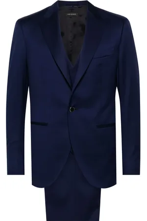 LUIGI BIANCHI MANTOVA Traje de tres piezas con botones