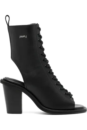 JUUN.J Botas con puntera abierta y tacón de 80mm