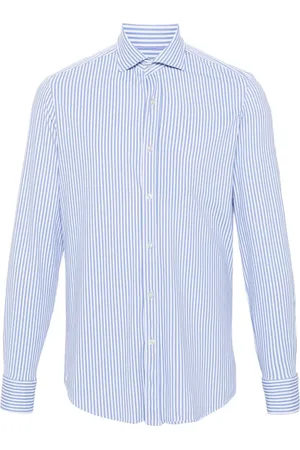 Paul & Shark Camisa con rayas estampadas y logo bordado