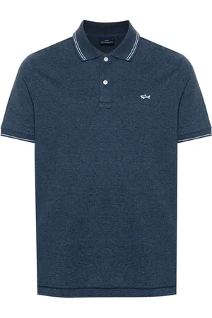 Paul & Shark Playera tipo polo con parche del logo