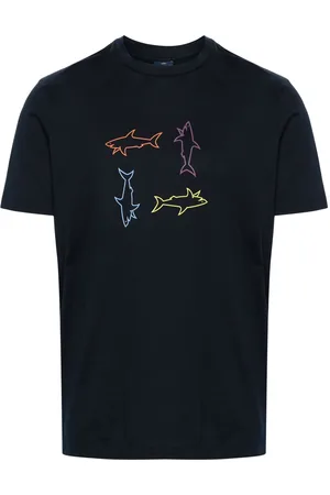 Paul & Shark Playera con tiburón estampado