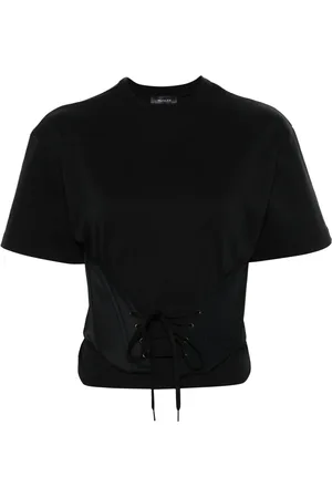 MUGLER Playera estilo corset