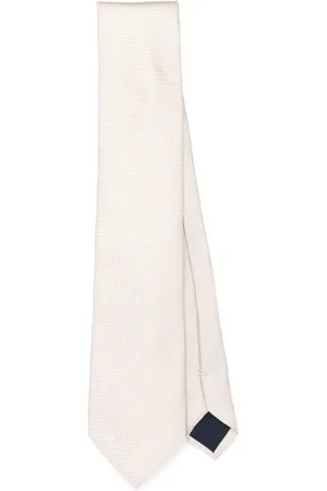 corneliani Corbata de seda con diseño entretejido