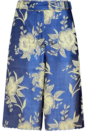 Etro Shorts con motivo floral en jacquard