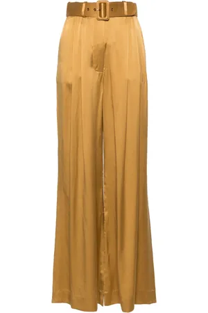 ZIMMERMANN Pantalones de seda anchos
