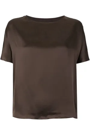 Uma Raquel Davidowicz Playera de seda manga corta