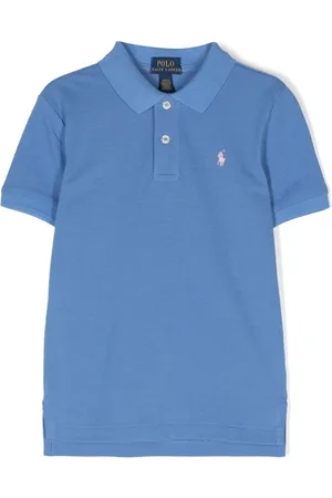 Ralph Lauren Playera tipo polo de piqué con logo