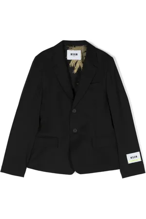 Msgm Blazer con botones y parche del logo