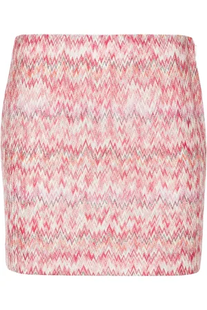 Missoni Falda corta con diseño entretejido en zigzag