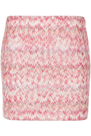 Missoni Falda corta con diseño entretejido en zigzag