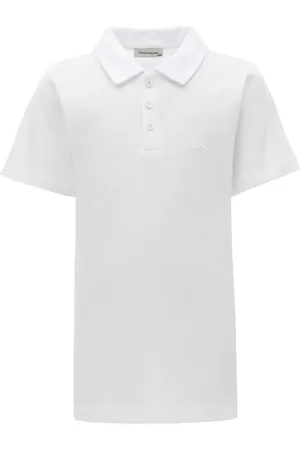M. Moustache Playera tipo polo con logo bordado