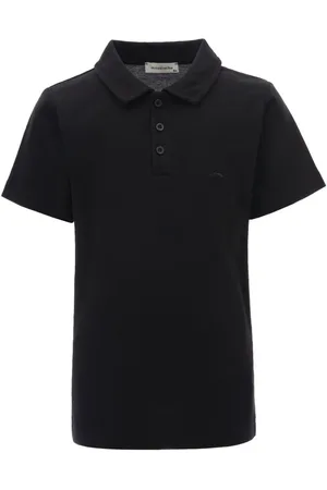 M. Moustache Playera tipo polo con logo bordado