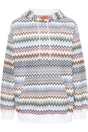 Missoni Hoodie con motivo en zigzag