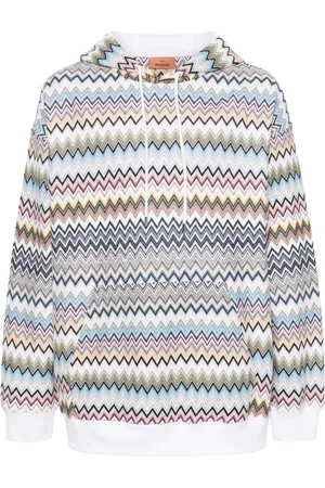Missoni Hoodie con motivo en zigzag
