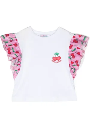 Chiara Ferragni Playera con mangas drapeada