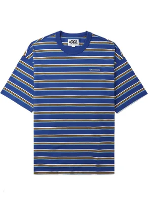 Chocoolate Camisa con logo bordado y motivo de rayas