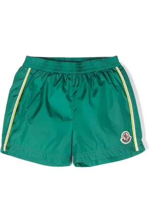 Moncler Shorts de playa con parche del logo