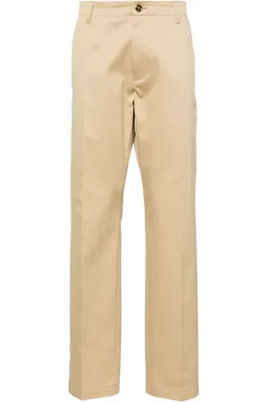 VERSACE Pantalones chinos rectos con tiro medio
