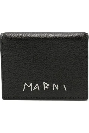 Marni Cartera plegable con logo en relieve