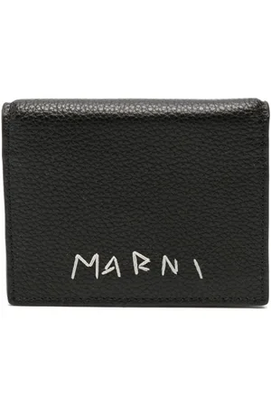 Marni Cartera plegable con logo en relieve