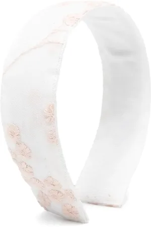 LA STUPENDERIA Diadema con bordado floral