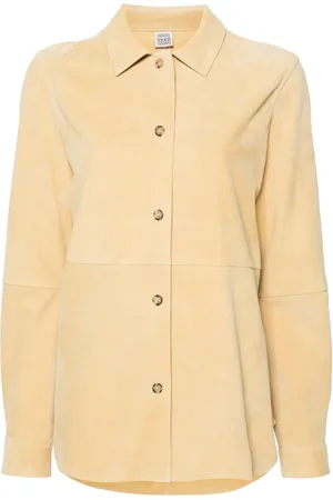 Totême Camisa de gamuza con botones