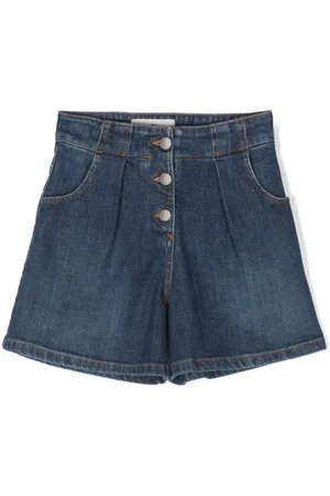 Etro Shorts de mezclilla con pinzas
