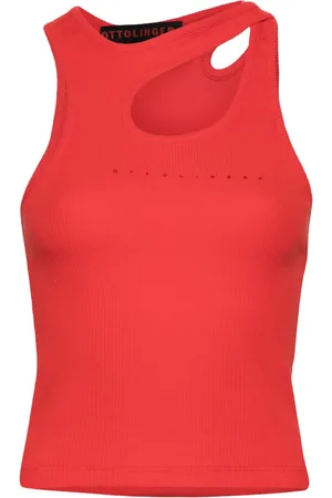 OTTOLINGER Top de canalé con logo estampado