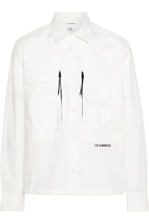C.P. Company Camisa con logo bordado