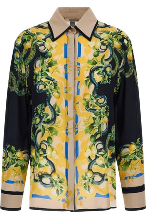 Roberto Cavalli Camisa con estampado gráfico
