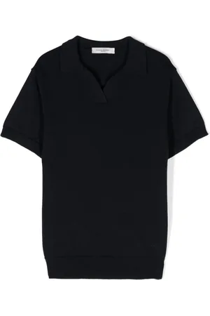 Paolo Pecora Playera tipo polo tejida
