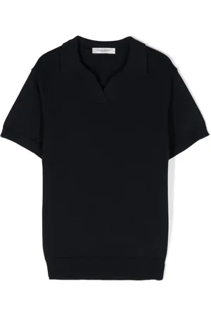 Paolo Pecora Playera tipo polo tejida