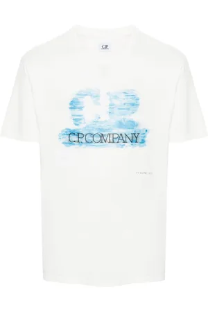 C.P. Company Playera con logo estampado