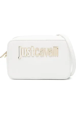 Roberto Cavalli Bolsa crossbody con letras del logo