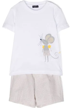 Il gufo Set de shorts con estampado gráfico