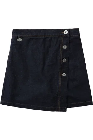 Chocoolate Shorts de mezclilla con diseño cruzado