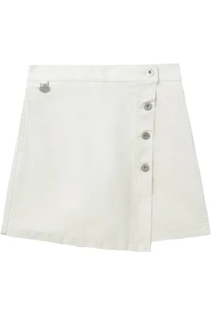 Chocoolate Shorts de mezclilla con diseño cruzado