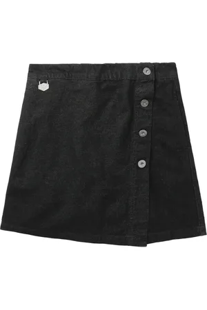 Chocoolate Shorts de mezclilla con diseño cruzado