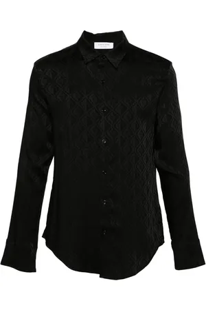 Marine Serre Camisa en jacquard Moon Diamant