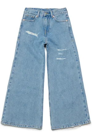 Maison Margiela Jeans anchos con detalles rasgados