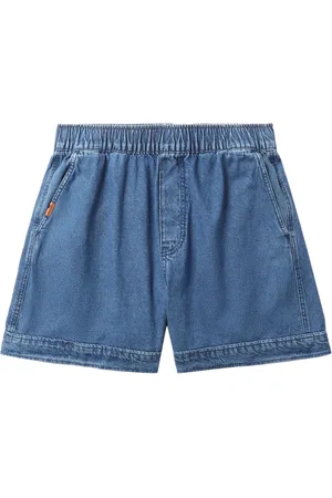 Chocoolate Shorts de mezclilla con parche del logo