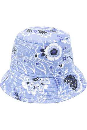 Etro Gorro de pescador con estampado de cachemira