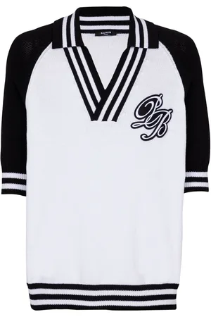 Balmain Playera tipo polo Signature