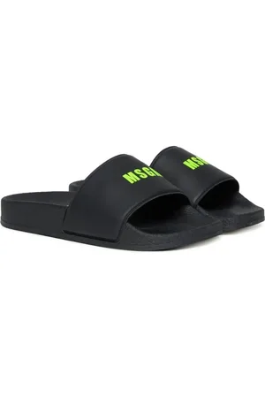 Msgm Flip flops con logo estampado